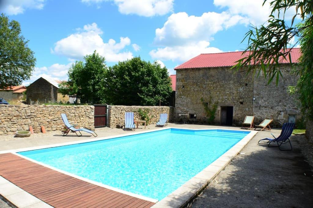 Two Hoots - Farmhouse With Summer Pool. Châteauponsac Extérieur photo